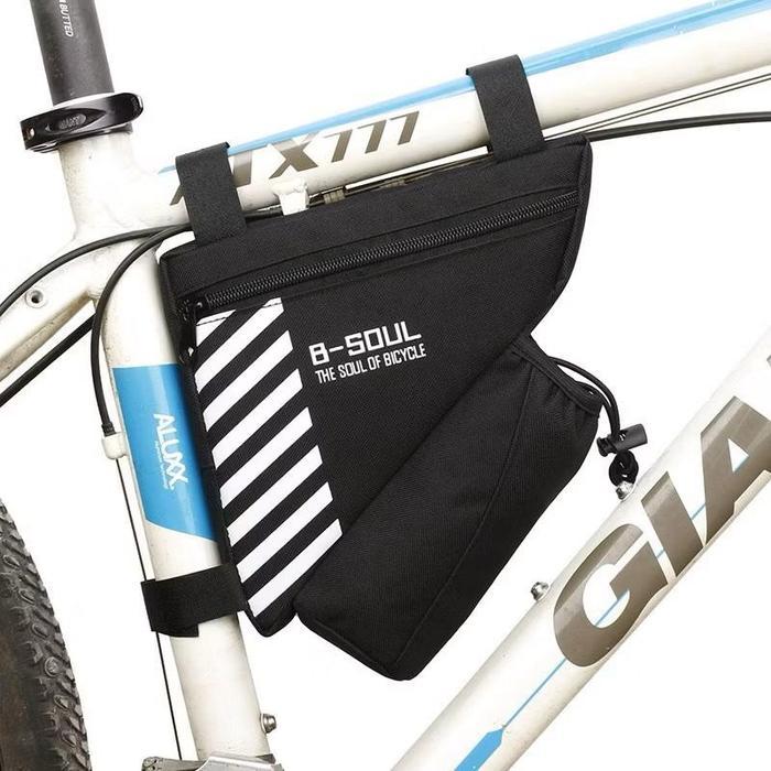 2 in 1 Tas Sepeda MTB + Holder Botol Minum Waterproof