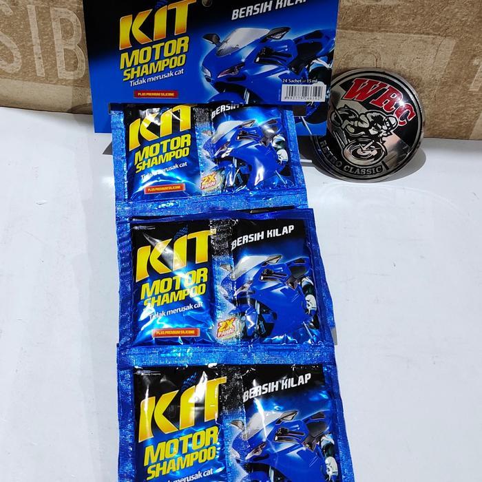 KIT SHAMPOO MOTOR SACHET 15 ML