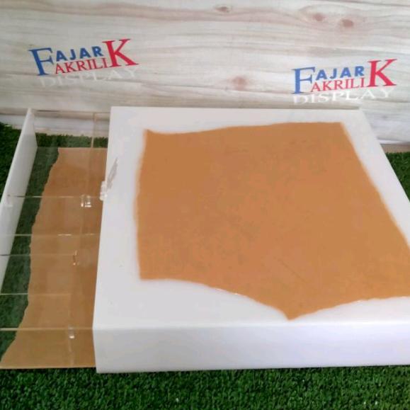 kotak uang kasir acrylik