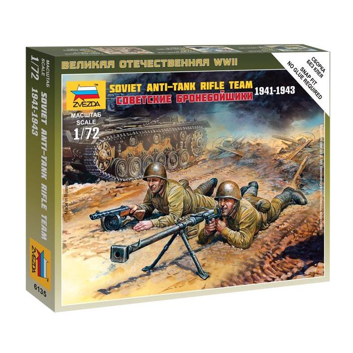 Figure Soviet Anti-Tank Team 1941-1943 Skala 1:72 Zvezda