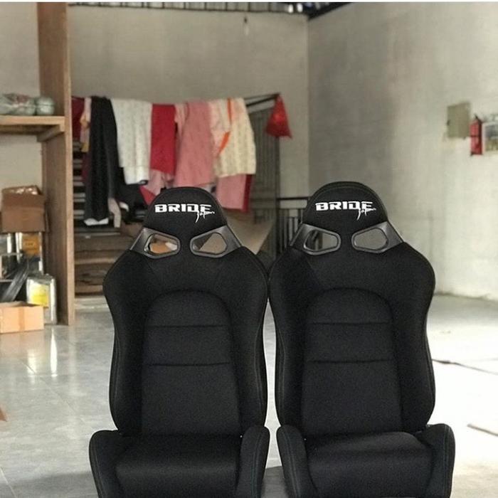 Jok mobil racing bride cuga hitam/jok mobil universal
