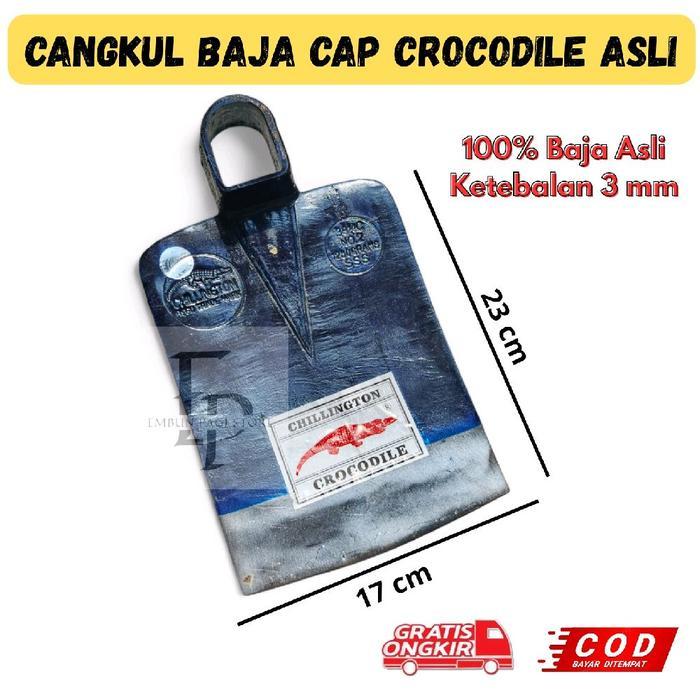 CANGKUL BAJA CAP CROCODILE ASLI - CANGKUL PACUL CAP CROCODILE ORIGINAL - CANGKUL ANTI LENGKET TAHAN