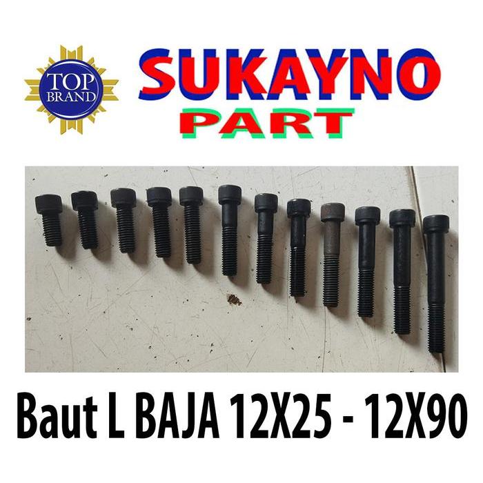BAUT L BAJA 12.9, M 12X25, 12X30, 12X35, 12X40, 12X45 - 12X150