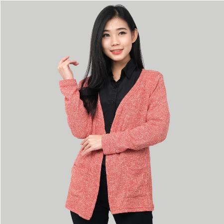 Monellina Crjeane Cardigan Rajut Xxl Jumbo Wanita