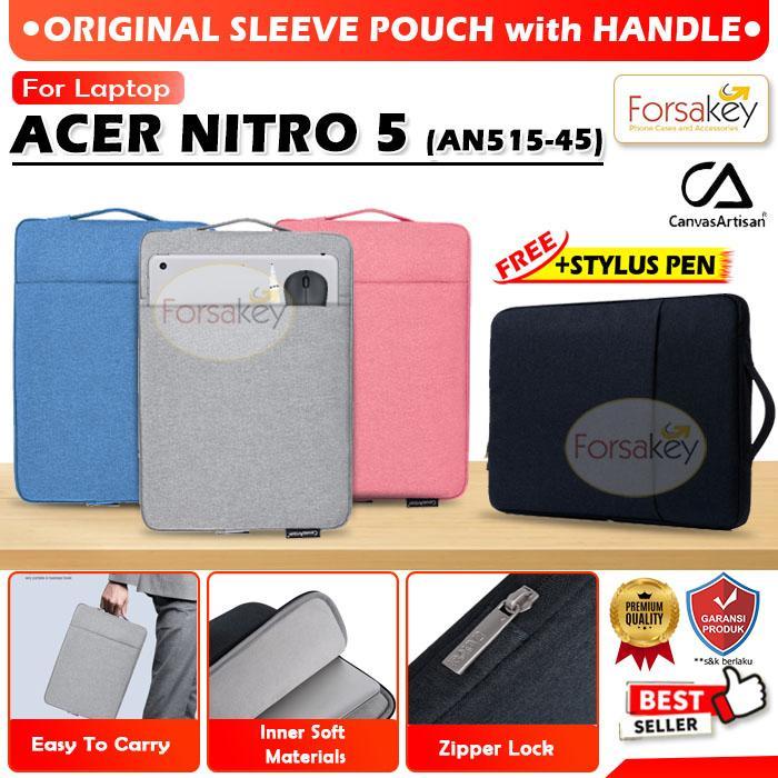 Acer Nitro 5 AN515 15.6 Inch Sleeve Tas Hand Bag Pouch Sarung Case Ori