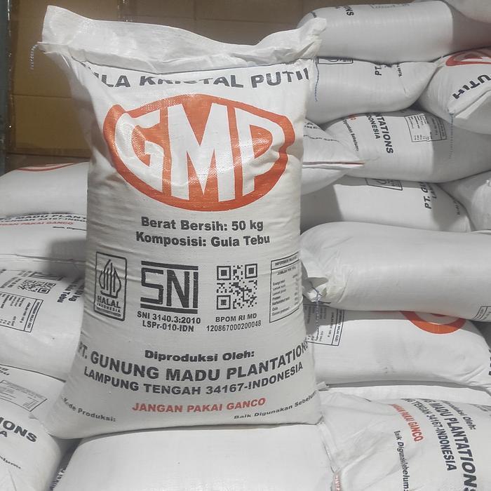 Gula Pasir GMP curah 1 karung isi 50 kg