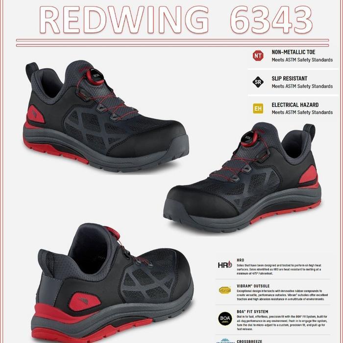 Spesial Produk Pilihan Sepatu Safety Redwing 6343/Redwing 6343 Pasti Suka