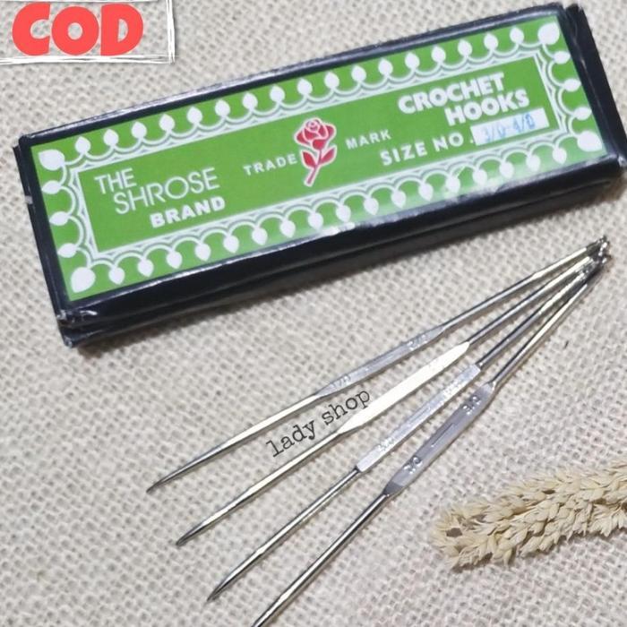 Alat Merajut / Hakpen Rajut / Jarum Rajut / Hakpen SH Rose-harga SATUAN