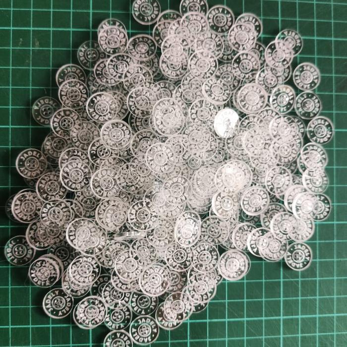 Kancing akrilik custom