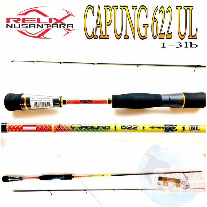 Joran Relix Nusantara Capung Ul 622 ,662, 702 , 732 Dan 762 Joran Casting Ring Seaguide Pancing