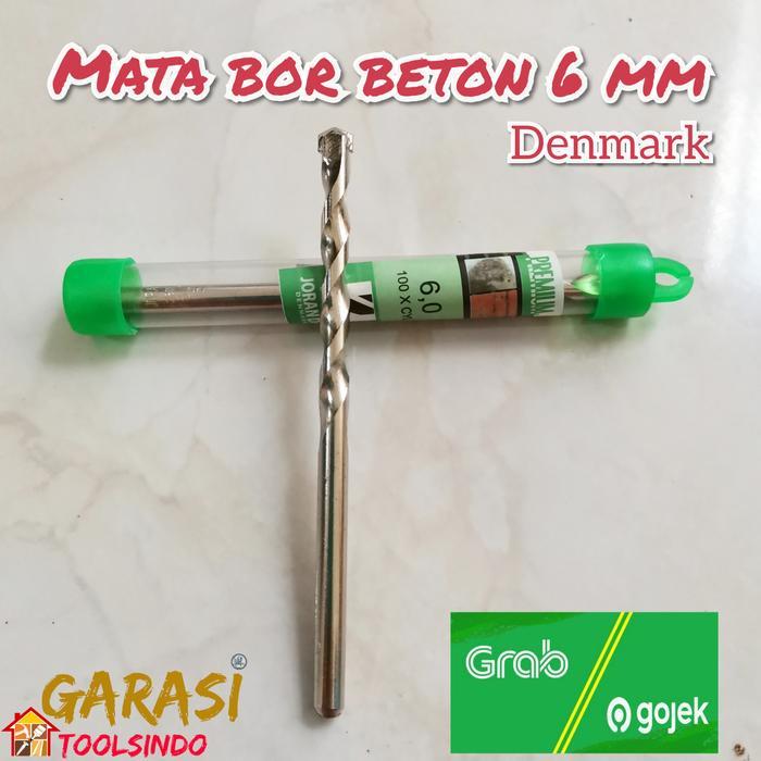 mata bor beton 6 mm Joran drill mata bor tembok 6mm