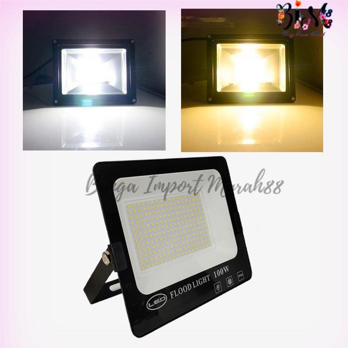 PROMO Lampu Tembak Sorot 100 Watt 200 Watt LED Anti Air Lampu FloodLight Tembok untuk Panggung,