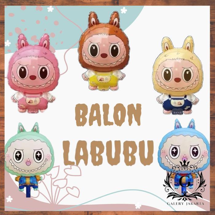 GaleryJak Balon Karakter Boneka Labubu Jumbo Gas Foil