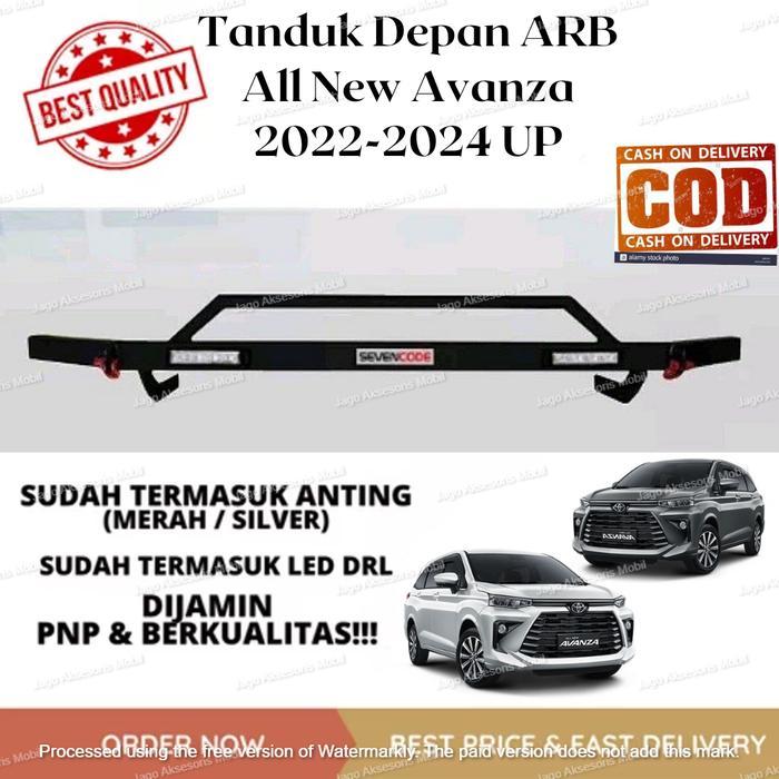 BUMPER BESI DEPAN BELAKANG PELINDUNG BEMPER MOBIL ALL NEW AVANZA 2022 2023 2024 UP