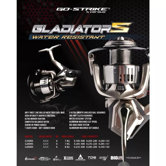 Ready REEL VERSUS GOSTRIKE GLADIATOR S 4000
