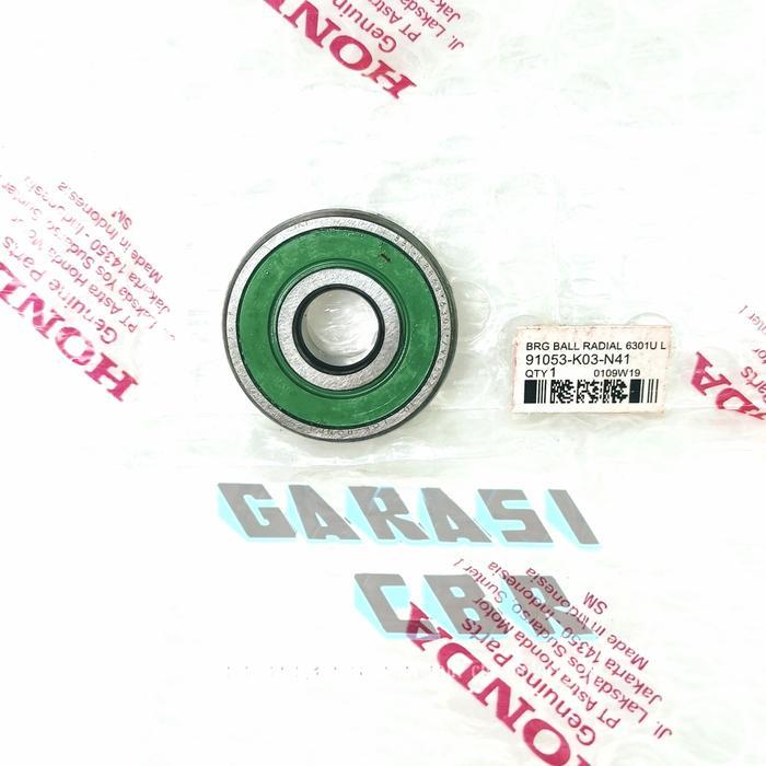 91053K03N41- Bearing Ball Radial 6301U L Sonic 150R CB150R CBR 150R