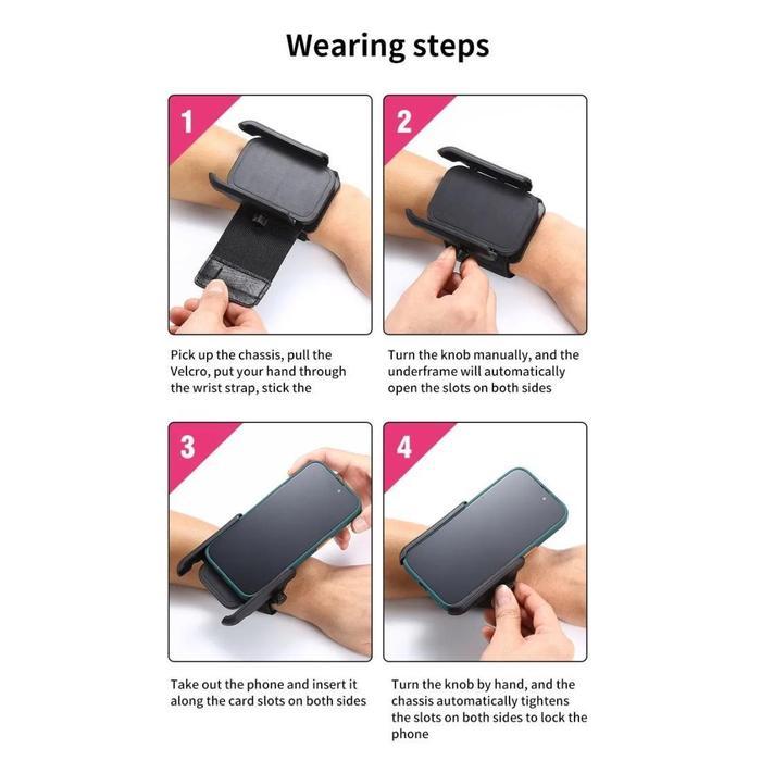 Wristband Phone Holder HP Gojek Armband 5-6.7 Inch