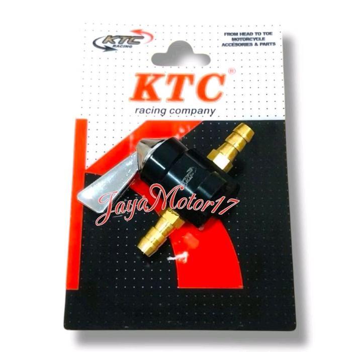 Kran bensin KTC Racing CNC Original Keran bensin Motor KTC kran bensin variasi Motor Original KTC
