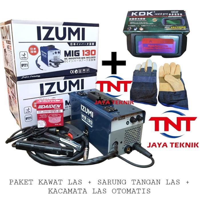 DISKON MESIN LAS CO2 IZUMI MIG 130 / TRAFO LAS IZUMI MIG 130 / IZUMI MIG 130