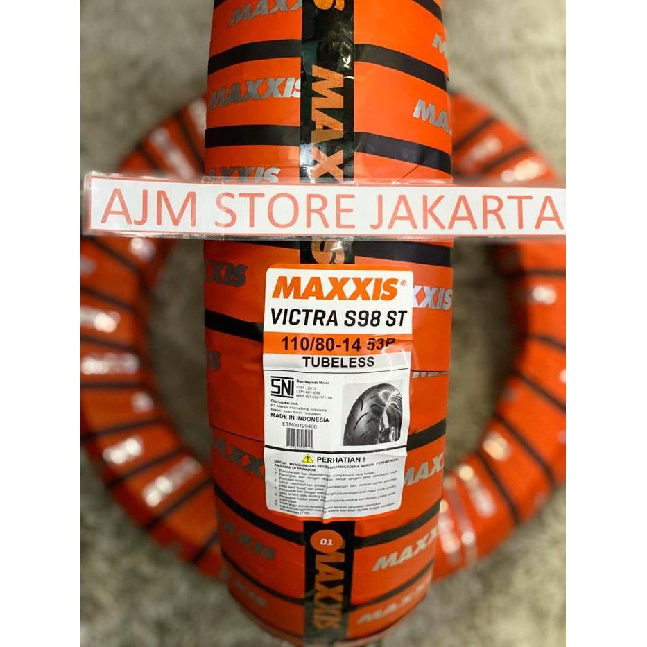 Maxxis Victra 110/80-14 Tubeless...