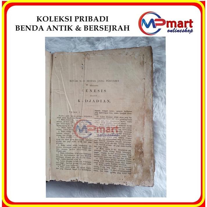 Alkitab Tua Tahun 1930 (Kitaboe L Koedoes) Barang Antik Benda Kuno Tbk