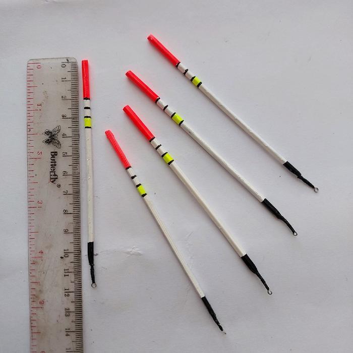 ( Isi 5 Pcs ) Pelampung Kumbul Merak 12 CM Ramping Pas Cocok Untuk Galatama Lele