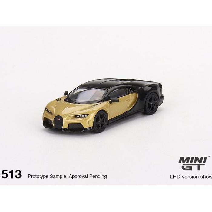 Ventuna - Minigt 513 Bugatti Chiron Super Sport Gold Mini Gt Mgt Diecast