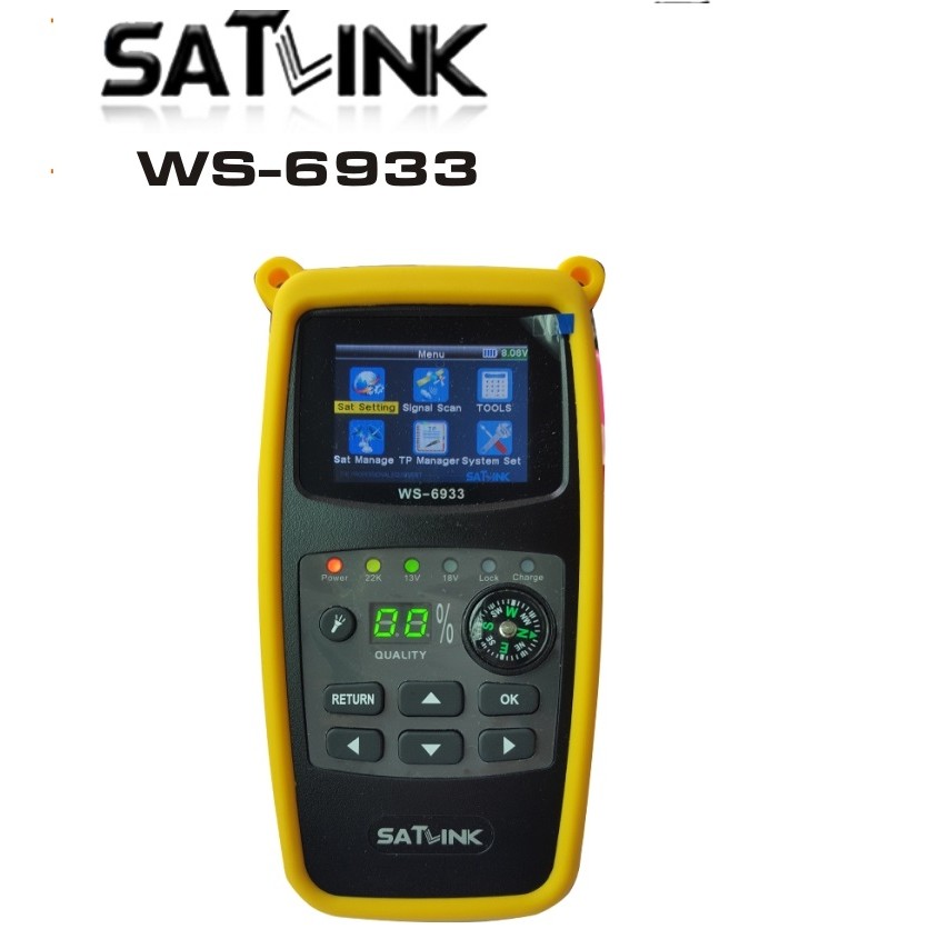 Original Satlink WS-6933 Satellite Finder DVB-S2 Satlink Digital Satellite Finder Meter WS 6933