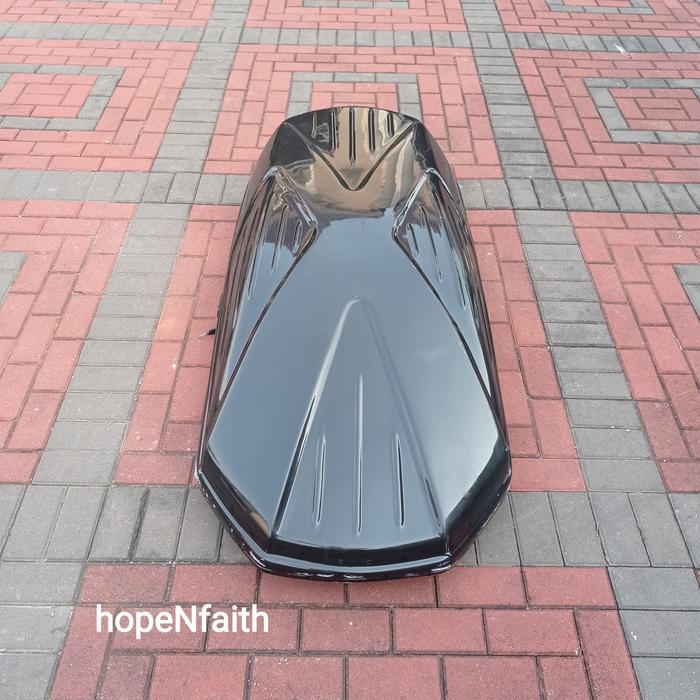 roof box mobil black glossy/roofbox hitam/roof box mobil/roof box ori