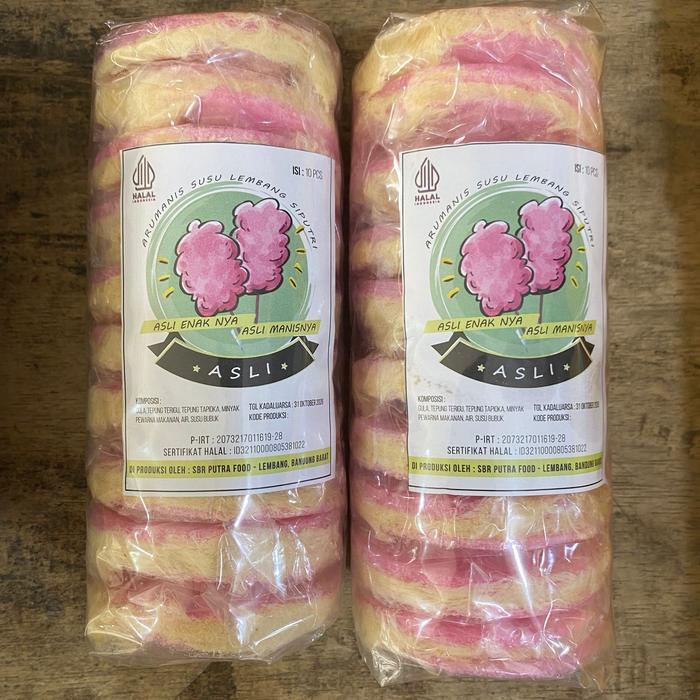 ARUM MANIS / ARUMANIS / RAMBUT NENEK / GULALI / ARUM MANIS SANDWICH ISI 10