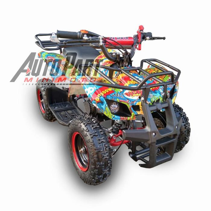 ATV Mini 50cc - Mini ATV 50cc Automatic Bensin Campur 2Tak - Pullstart - WP Cartoon
