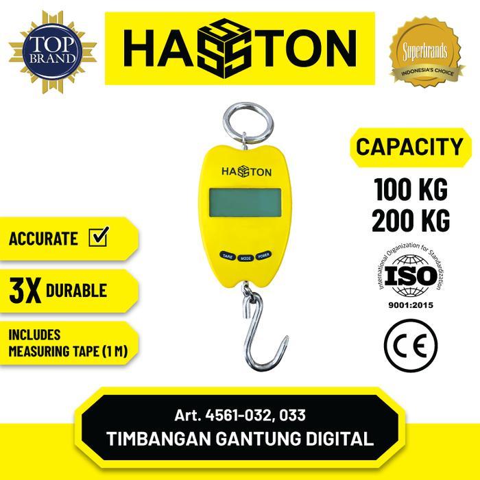 ` Hasston Timbangan Gantung Digital 100 Kg (4561-032)