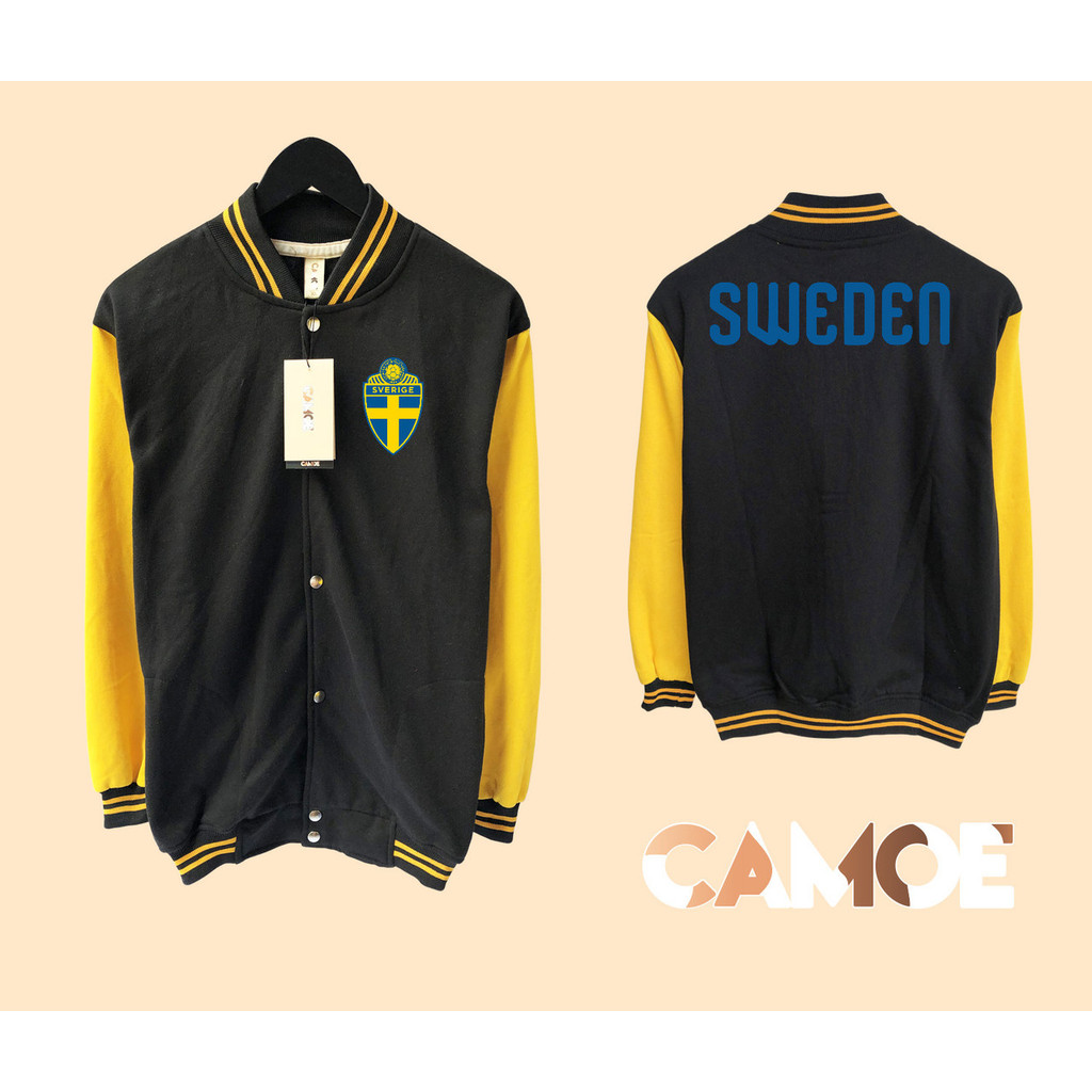 Jaket Baseball Varsity SWEDEN Piala Dunia World Cup 2026