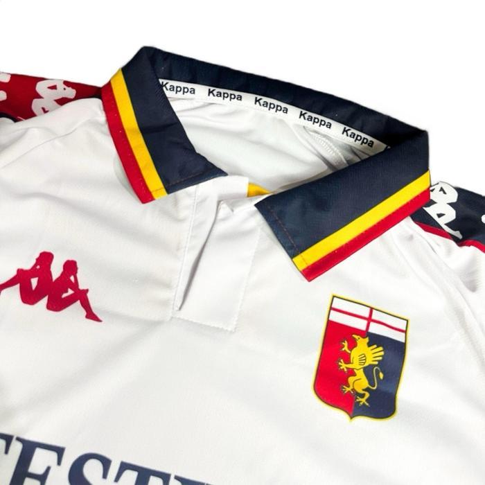 Jersey Retro Genoa 1999 / Jersey Vintage Genoa / Jersey Away Genoa / Jersey Genoa Putih
