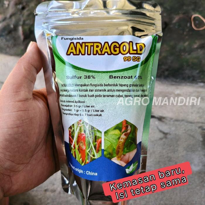 ` Fungisida Antragold 99 SG 250gr Fungisida penyakit antraknosa / busuk buah tanaman