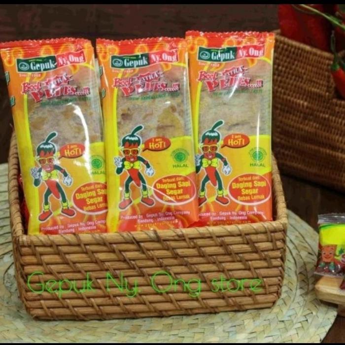Gepuk Ny Ong Rasa Beef Pedas ( Pengiriman Ke Luar Kota )