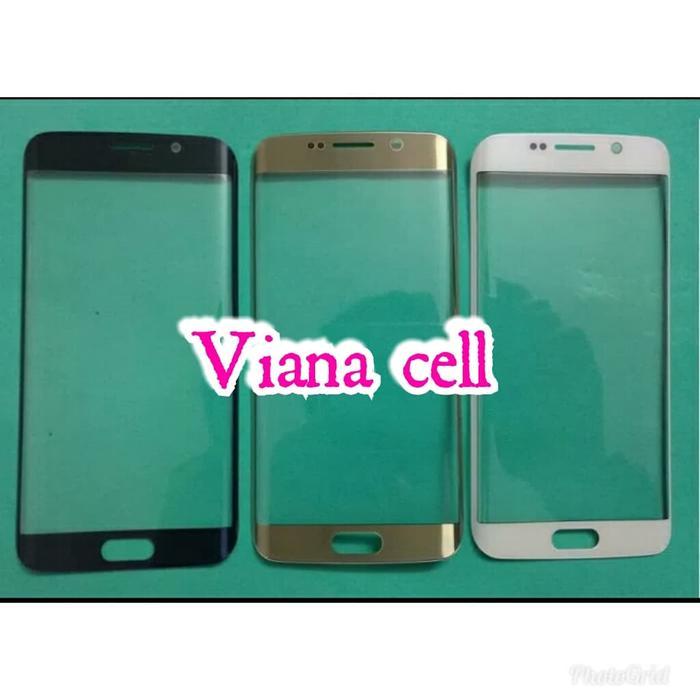 Kaca Lcd Kaca Touchscreen Kaca Depan Samsung S7 Edge Ori Warna Gold