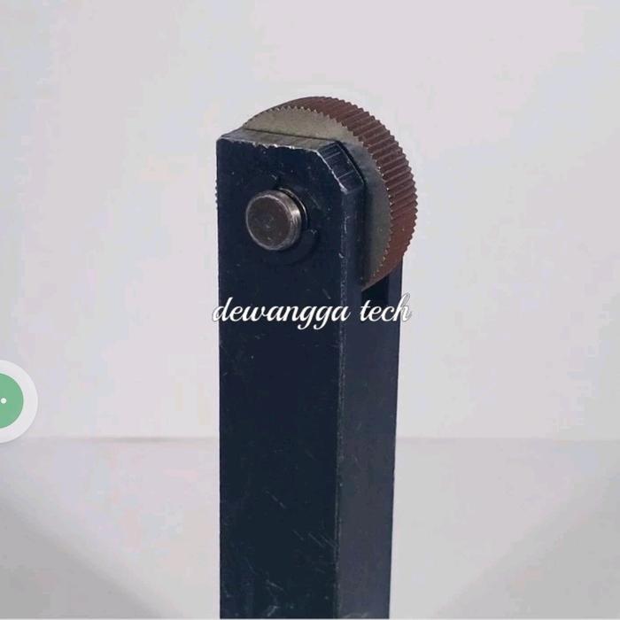 Knurling lurus 1.0mm holder kartel 1mm pembuat motif garis pada as shaft di mesin bubut