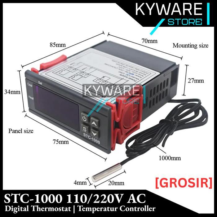 STC-1000 DIGITAL THERMOSTAT STC 1000 TEMPERATURE CONTROLLER AC STC1000