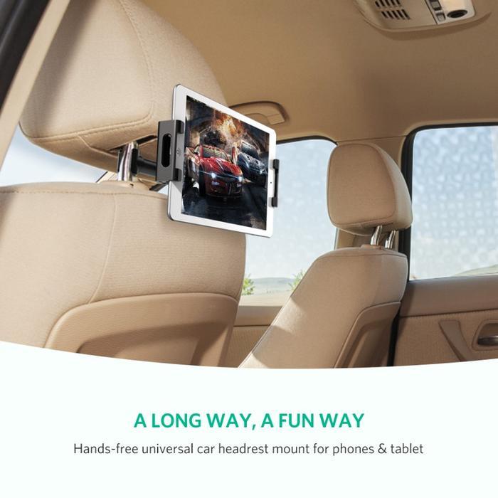 UGREEN 60108 BACKSEAT HEADREST CAR MOUNT PHONE HOLDER STAND KURSI BELAKANG MOBIL UNTUK HANDPHONE TAB