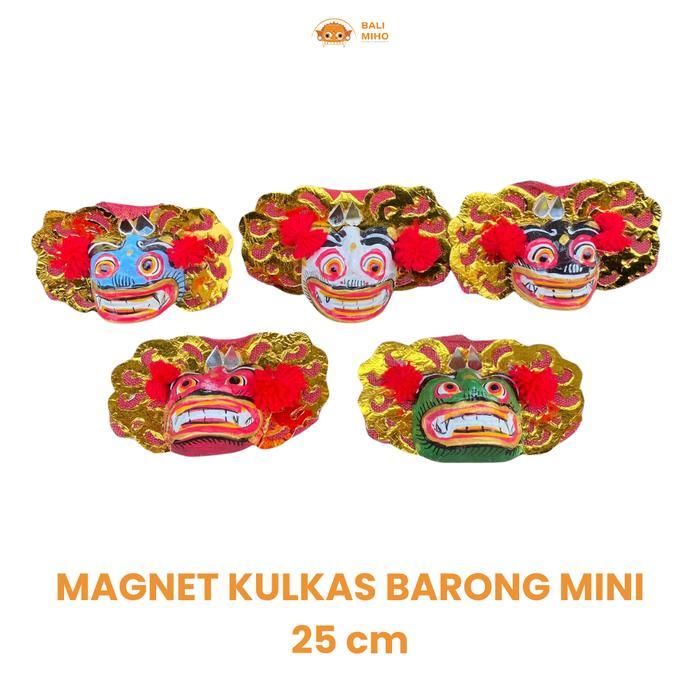 Magnet Kulkas Barong Mini Kayu - Barong Kayu Mini - Kerajinan Tangan