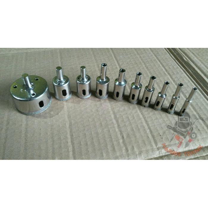 Mata bor pelubang / hole saw keramik granit kaca set "10 pcs"