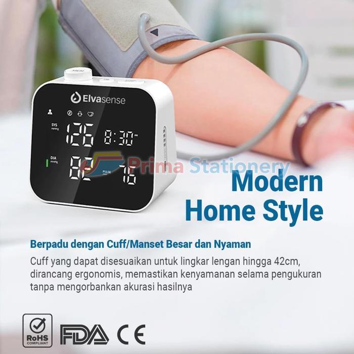 Elvasense BP310 Blood Pressure Monitor Alat Ukur Tekanan Darah Tensi Digital Tensimeter