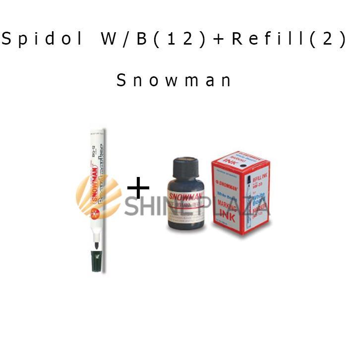[FLASH SALE] SPIDOL WHITEBOARD SNOWMAN - REFILL TINTA SPIDOL SNOWMAN