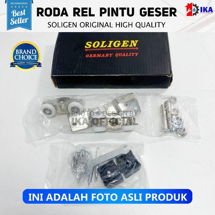 Roda Rel Pintu Geser Sliding / Roda Rel Pintu Dorong SOLIGEN / Roda rel pintu dorong geser SOLIGEN