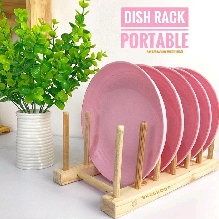 RAK PIRING PORTABEL KAYU JATI BELANDA