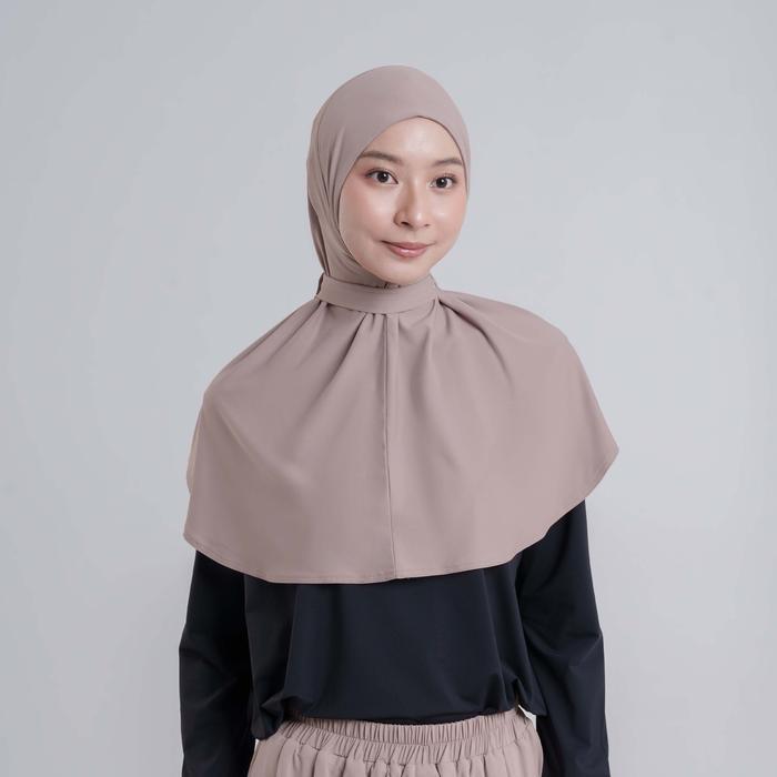 napocut Easy On - Freya Sport Hijab Instant Running Jilbab Instan Sport Kerudung Sport Anti UV Bahan