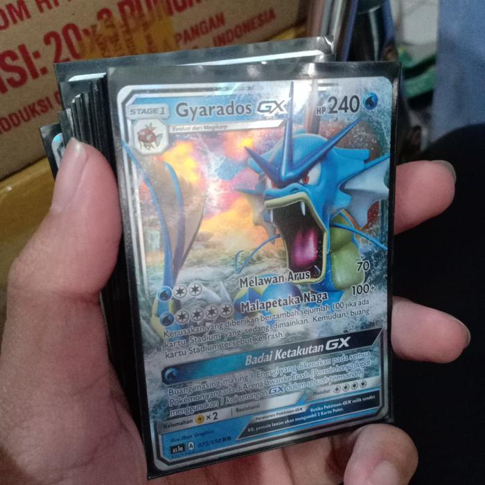 Gyarados Gx Rr Pokemon Tcg Indonesia Trading Card Game Sr Hr Magikarp Murah