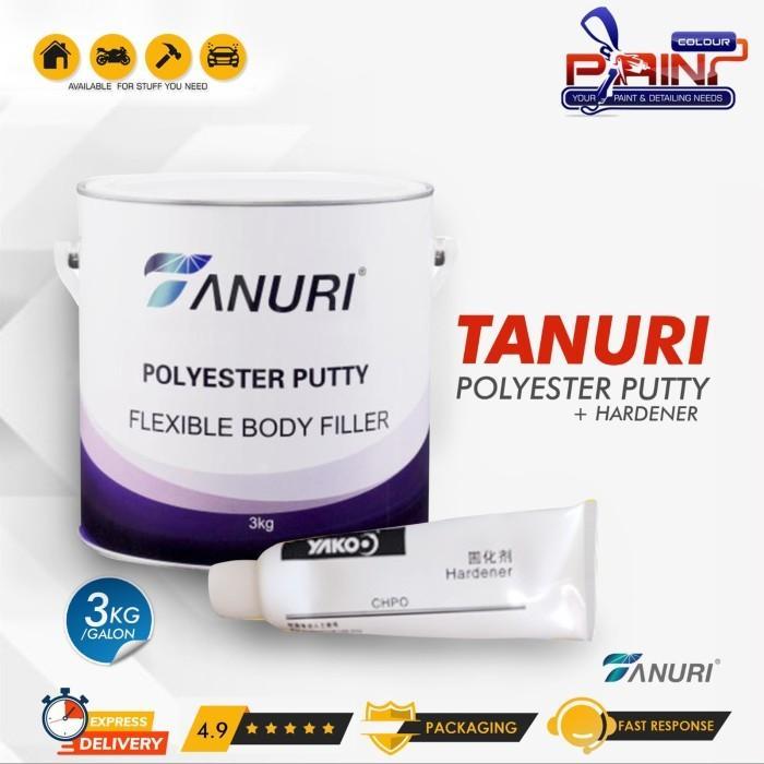 DEMPUL TANURI GALON - TANURI Polyester Putty 3Kg