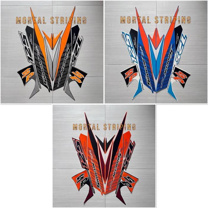 STIKER STRIPING MOTOR SHOGUN SP 125 2008 2009 Motorcycle